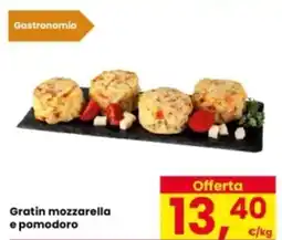 Eurospar Gratin mozzarella e pomodoro offerta
