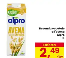 Eurospar Bevanda vegetale all'avena Alpro offerta