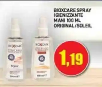 Bioxcare Spray Igienizzanti Mani 100 ml Original/Soleil