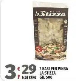 Vivo Supermercati 2 basi per pinsa la stizza offerta