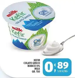 Vivo Supermercati Kefir colato greco bianco 0% milk offerta