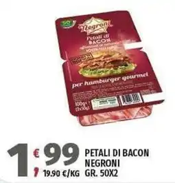 Vivo Supermercati Petali di bacon negroni offerta