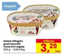Eurospar Gelato Affogato gusti assortiti Carte d'Or Algida offerta