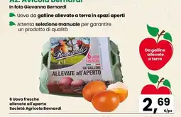 Eurospar 6 Uova fresche allevate all'aperto offerta