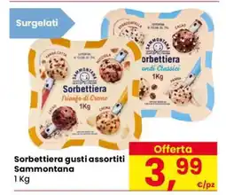 Eurospar Sorbetteria gusti assortiti Sammontana offerta
