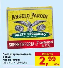 Eurospar FILETTI DI SGOMBRO IN OLIO D'OLIVA offerta