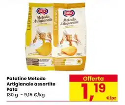 Eurospar Patatine Metodo Artigianale assortite Pata offerta