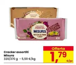 Eurospar Cracker assortiti Misura offerta