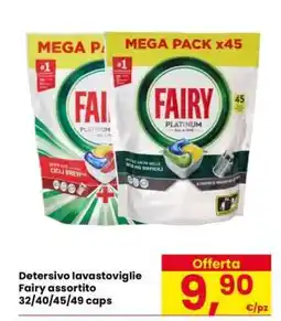 Eurospar Detersivo lavastoviglie Fairy assortito offerta