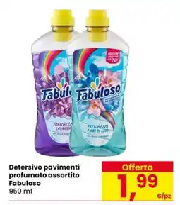 Eurospar Detersivo pavimenti profumato assortito Fabuloso offerta