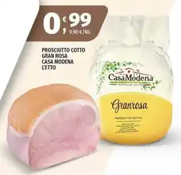 Vivo Supermercati Prosciutto cotto gran rosa casa modena offerta