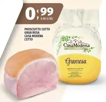 Vivo Supermercati Prosciutto cotto gran rosa casa modena offerta