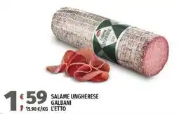 Vivo Supermercati Salame ungherese galbani offerta