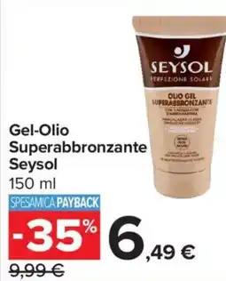 Carrefour Iper Gel-Olio Superabbronzante Seysol offerta