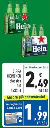 Conad Birra Heineken offerta