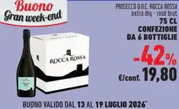 Conad Prosecco d.o.c. rocca rossa offerta