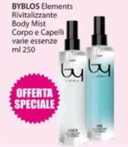Acqua & Sapone Byblos Elements Rivitalizzante Body Mist Corpo e Capelli offerta