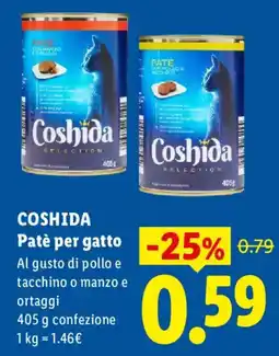 Lidl Coshida Patè per gatto offerta