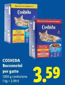 Lidl Coshida Bocconcini per gatto offerta
