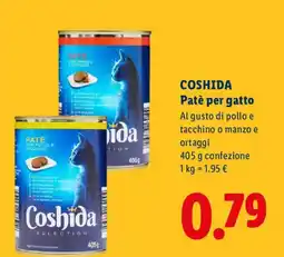 Lidl Coshida Paté per gatto offerta