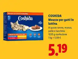 Lidl Coshida Mousse per gatti in lattina offerta