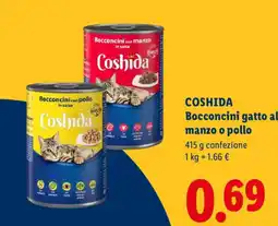 Lidl Coshida Bocconcini gatto offerta