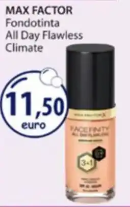 Acqua & Sapone MAX FACTOR Fondotinta All Day Flawless Climate offerta