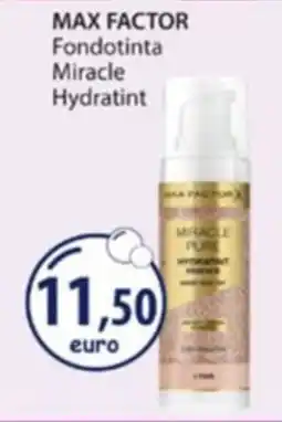 Acqua & Sapone MAX FACTOR Fondotinta Miracle Hydratint offerta