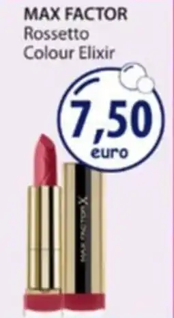 Acqua & Sapone MAX FACTOR Rossetto Colour Elixir offerta