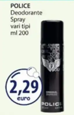 Acqua & Sapone POLICE Deodorante Spray offerta