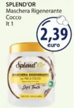 Acqua & Sapone SPLEND'OR Maschera Rigenerante Cocco offerta