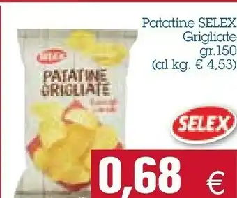 Emi Supermercati Selex - patatine grigliate 150 g(ml) offerta