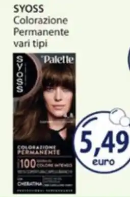 Acqua & Sapone SYOSS Colorazione Permanente offerta