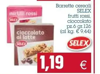 Emi Supermercati Barrette di cereali con cioccolato al latte 126 g(ml) offerta