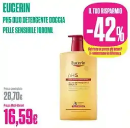 Medi-Market Eucerin pH5 Olio Detergente Doccia offerta