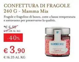 Eataly CONFETTURA DI FRAGOLE Mamma Mia offerta