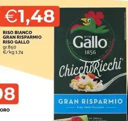 Mercatò Riso Bianco Gran Risparmio Riso Gallo offerta