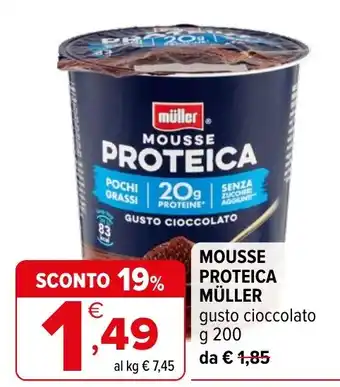 Iperal Mousse Proteica Müller offerta