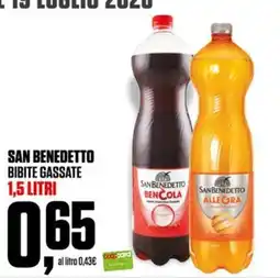 Coop SAN BENEDETTO BIBITE GASSATE offerta
