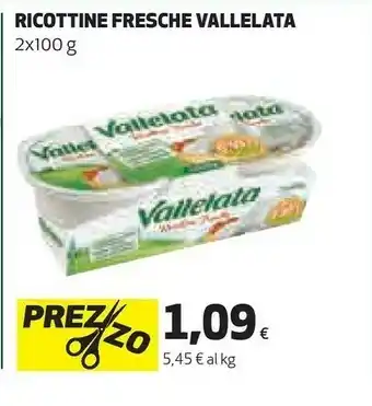 Coop Ricottine fresche offerta