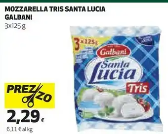 Coop Mozzarella santa lucia 375 g(ml) offerta