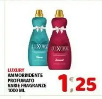 Luxury ammorbidente profumato varie fragranze 1000 ml