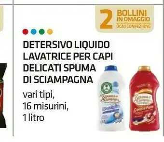 Superconti Detersivo liquido lavatrice per capi delicati offerta