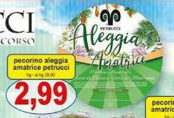 Pewex Pecorino offerta