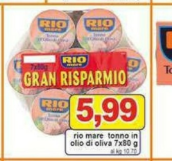 Pewex Tonno rio mare offerta