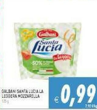 Supermercati Agorà Mozzarella offerta