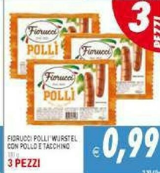 Supermercati Agorà Wurstel di pollo offerta
