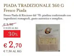 Eataly Piada Tradizionale Fresco Piada offerta