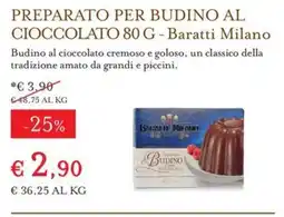 Eataly PREPARATO PER BUDINO AL CIOCCOLATO - Baratti Milano offerta
