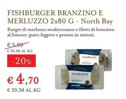 Eataly Fishburger Branzino e Merluzzo - North Bay offerta
